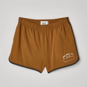 bdg venice knit short brown